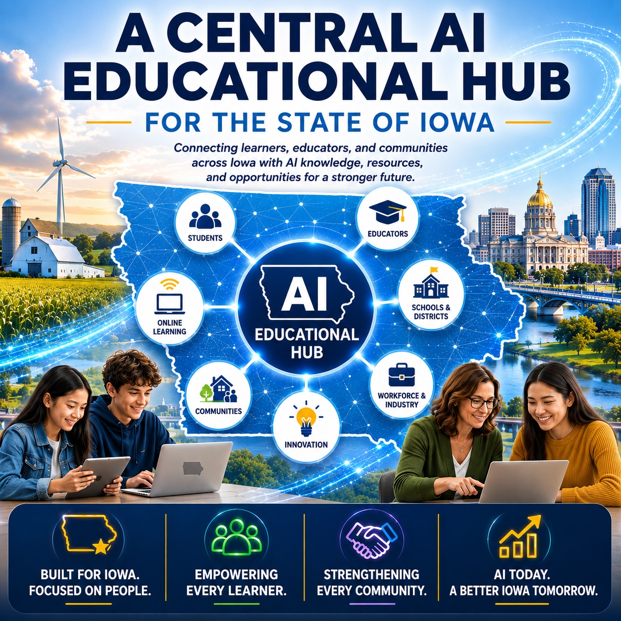 Iowa needs a central AI educational hub